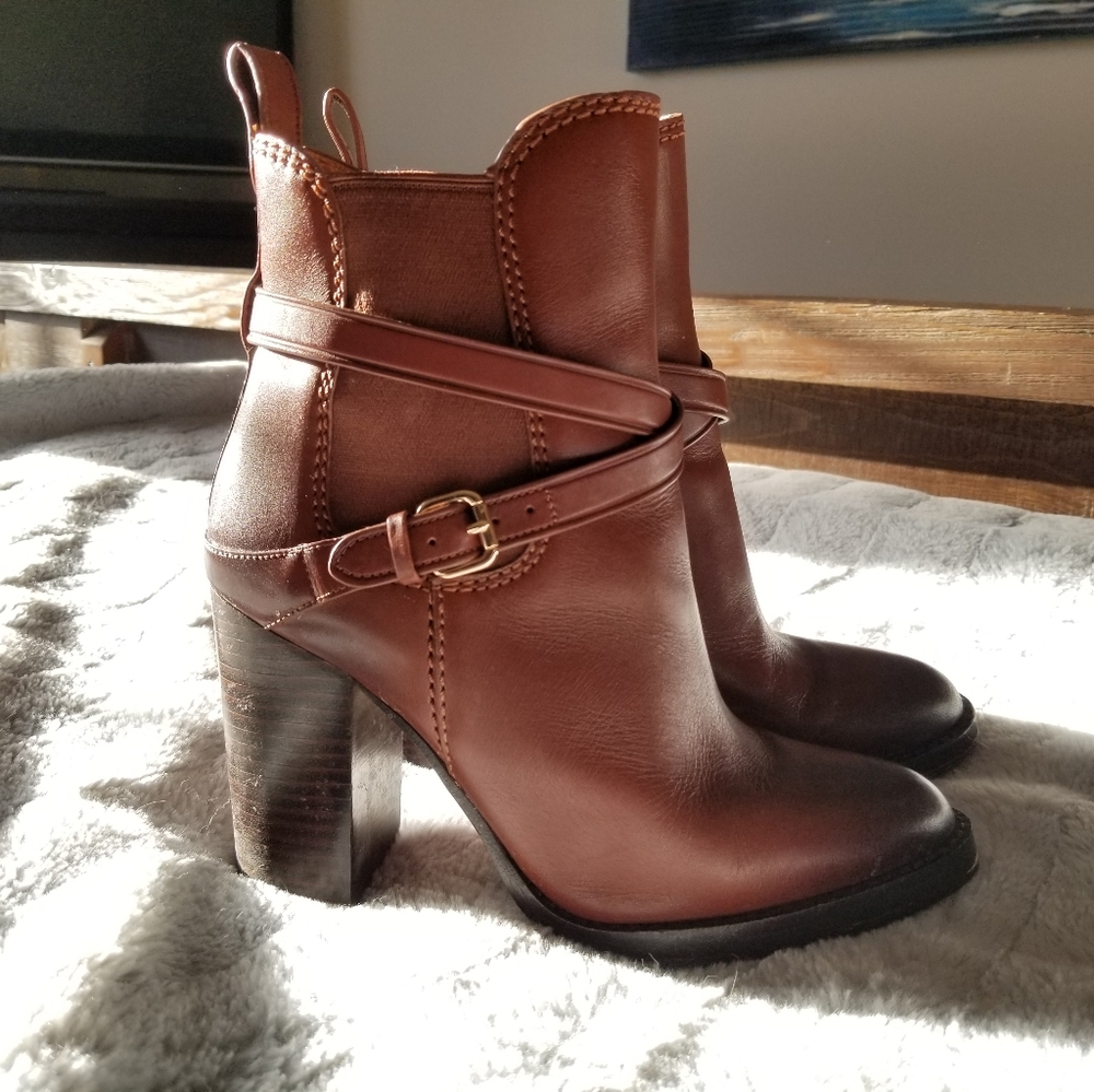 COACH Saddle brown Boots